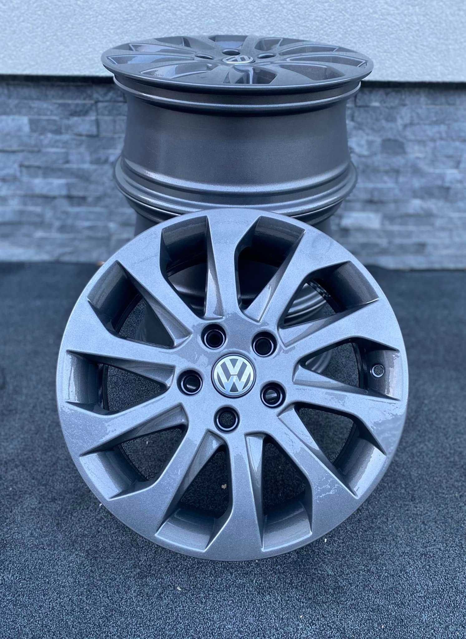 set Jante aliaj r16 5x112 originale vag vw skoda seat golf octavia