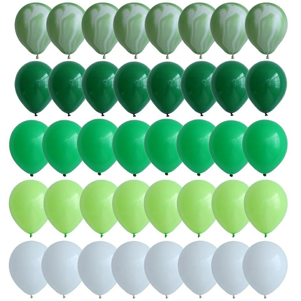 Set baloane verzi 40 bucăți