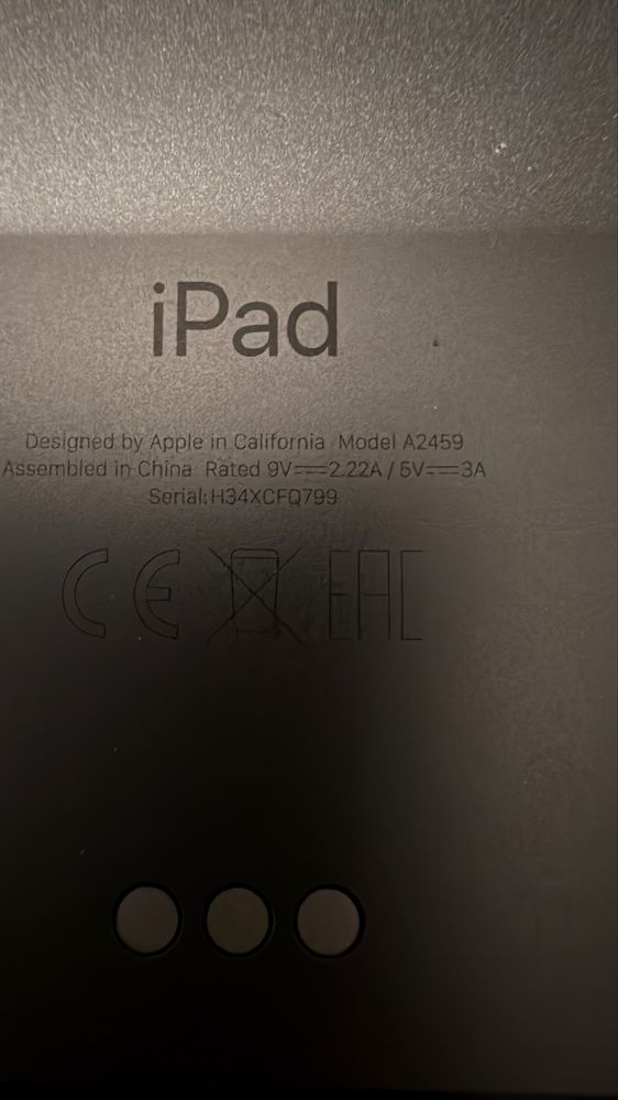 Ipad Pro 5G sim Gen 3 11 ’blocata icloud, geam spart display bun A2459