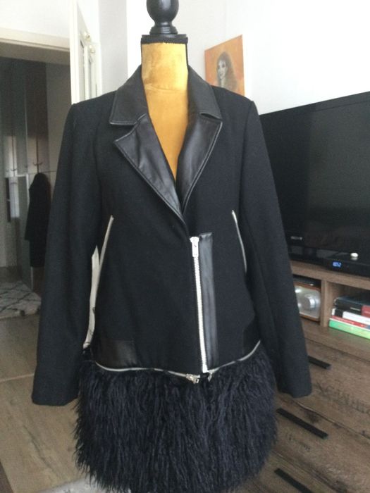 Palton brand frantuzesc, din lana, mărimea 38