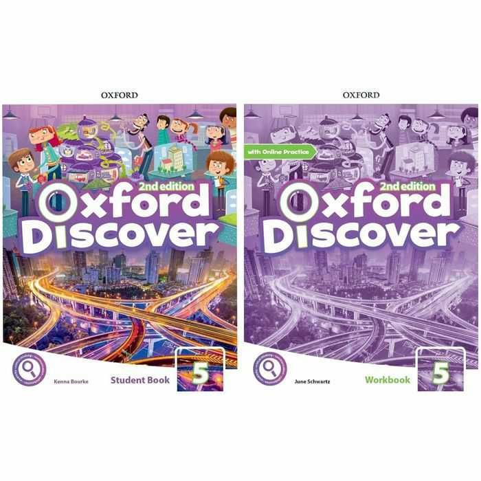 Доставка. Oxford discover 2nd edition 1-6 часть, student book+workbook