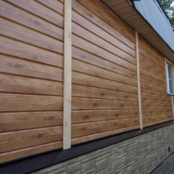 Металлосайдинг, металлический сайдинг для фасада, сайдинг пластиковый