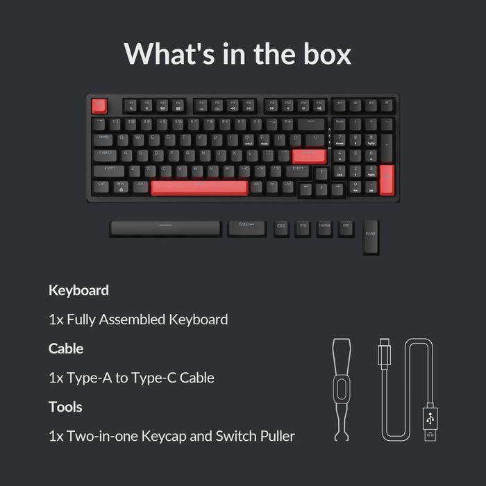 Lemokey X5 A3 UZ механическая клавиатура