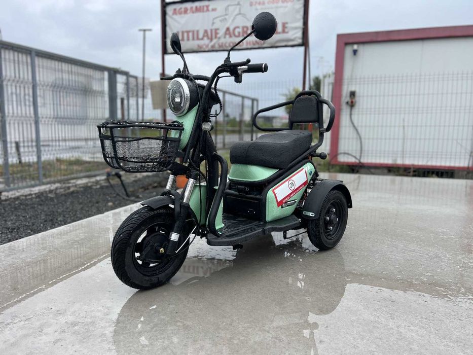 Tricicleta electrica fara permis tuk tuk electric Thor Trixy 2 Agramix