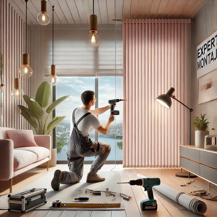 Montam sine electrice/galerii/perdele/draperii