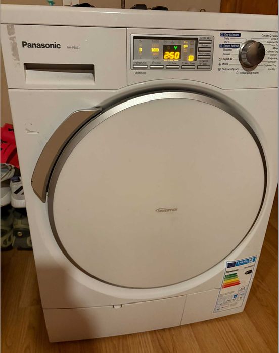 сушилня Panasonic NH-P80S1 – 8 кг, с термопомпа, , енергоспестяваща