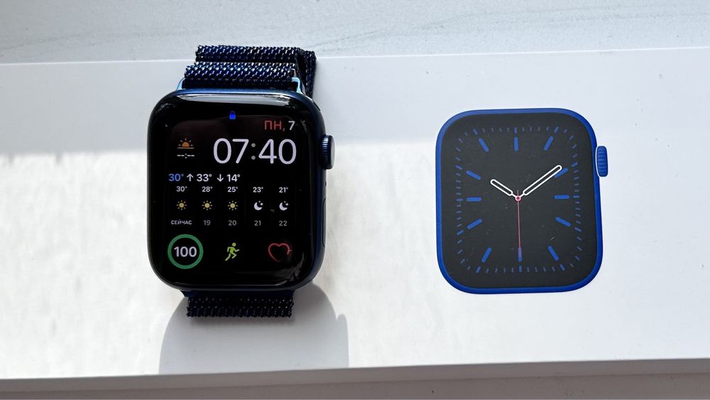 Apple Watch Series 6 Blue 44мм EAC