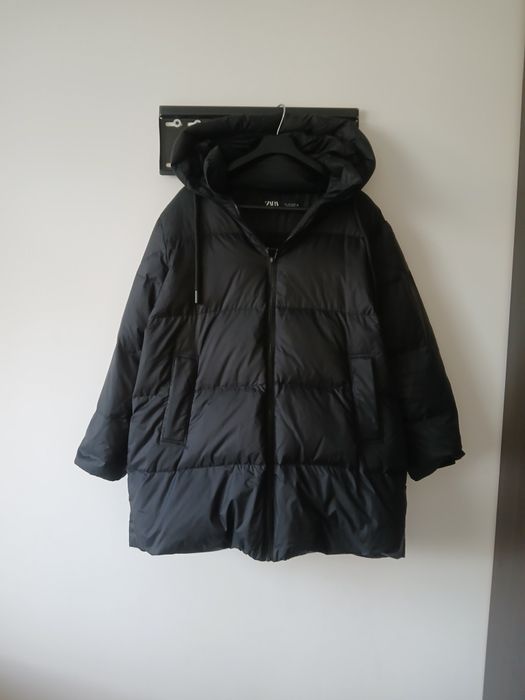 Черно яке zara гъши пух