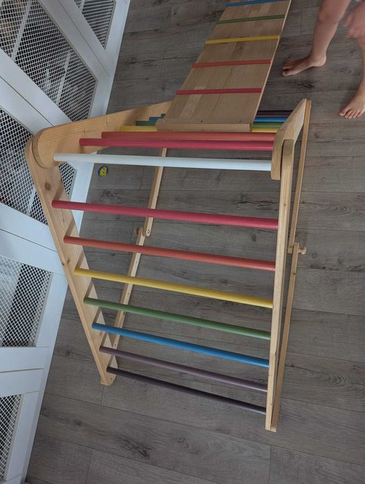 Triunghi Pikler cu rampa tobogan