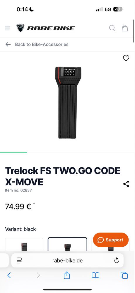 Trelock FS X-Move катинар за велосипед