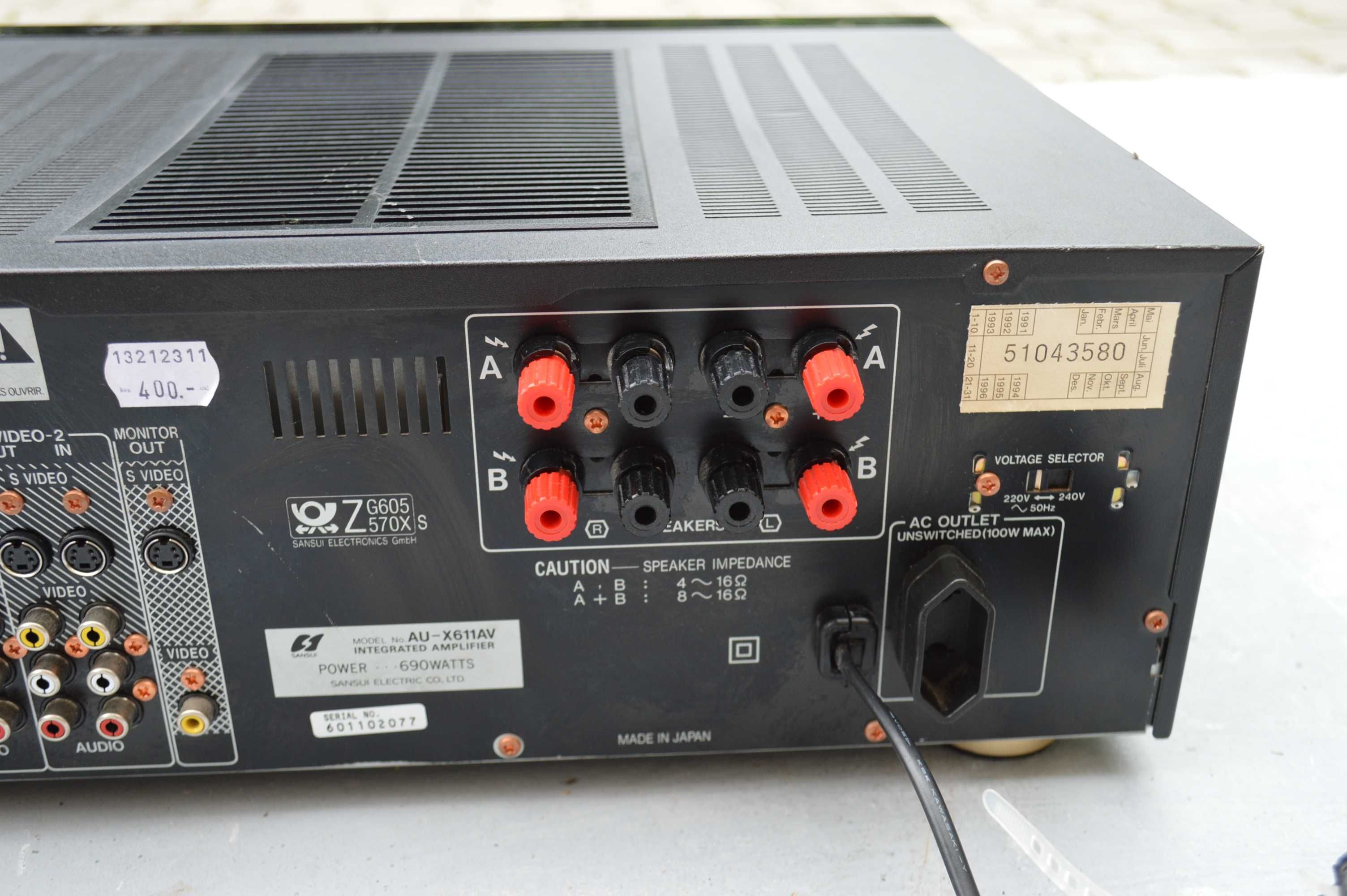 Amplificator Sansui AU X 611 AV