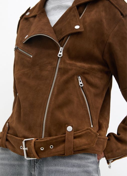 Geaca piele intoarsa