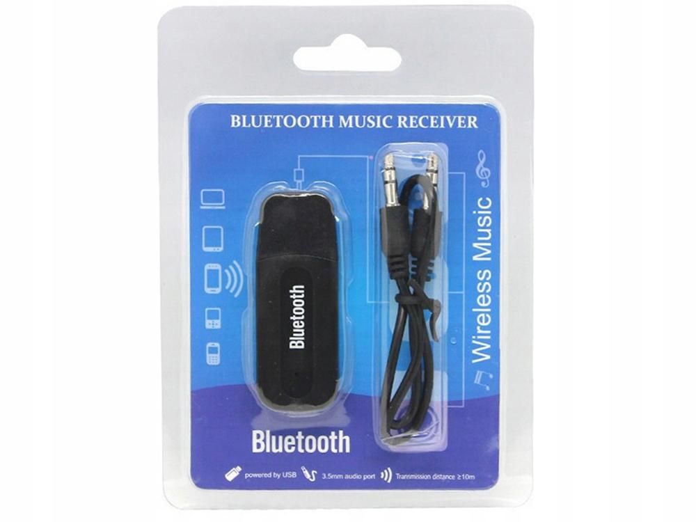 Fm трансмитер aux-01 аудио приемник bluetooth aux usb предавател ...
