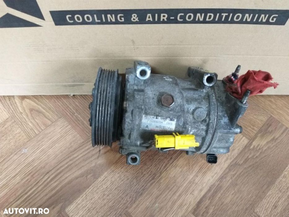 Compresor clima Citroen 1.6 hdi 9651911480 tip motor 9HZ 9HY 9HX euro