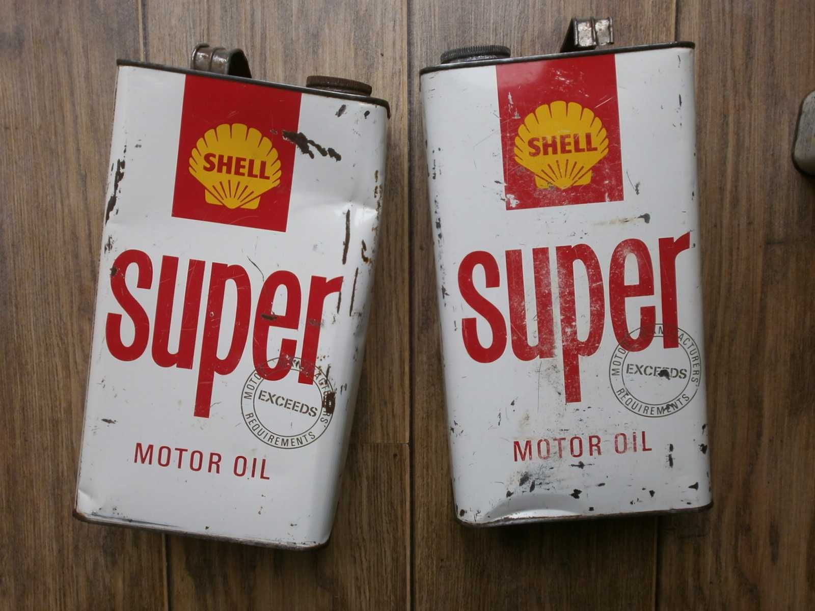Vintage Ламаринени Кутии от 60те SHELL от САЩ
