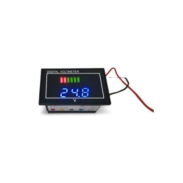 Voltmetru indicator nivel baterie 12V 24V 48V rezistent la umiditate