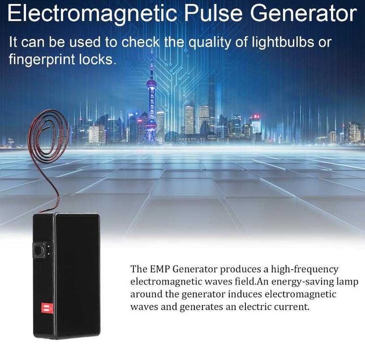 Генератор на Eлектромагнитни Импулси 150MHz EMP Jammer ЕМП Генерация
