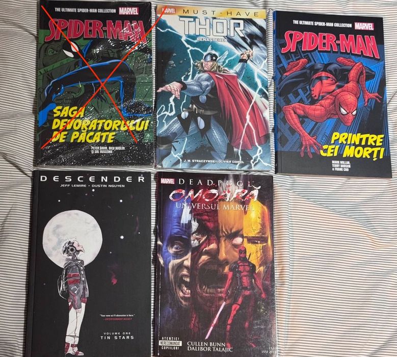 Benzi desenate (comics) engleza si romana - Marvel, Image