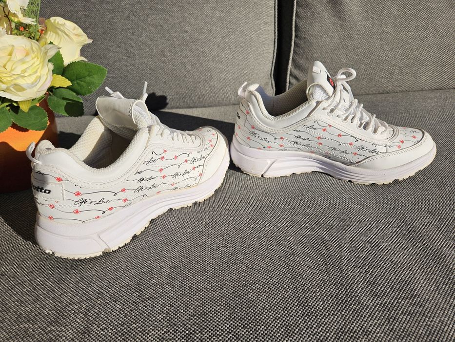 Pantofi sport, Lotto Love, alb, numarul 38.5