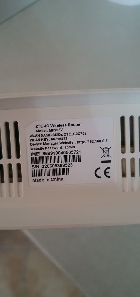 Router ZTE MF283V 4G ca nou