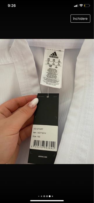 Kimono taekwondo copii adidas