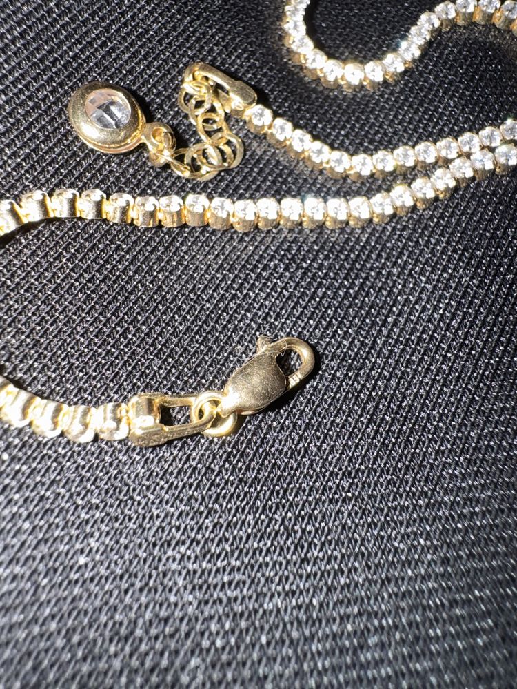 Colier Tennis aur 14 k