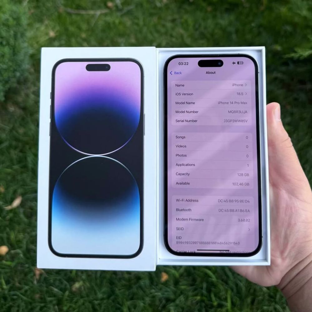 IPHONE 14 pro max sotiladi hech qati ochilmagan almashmagan javob 128