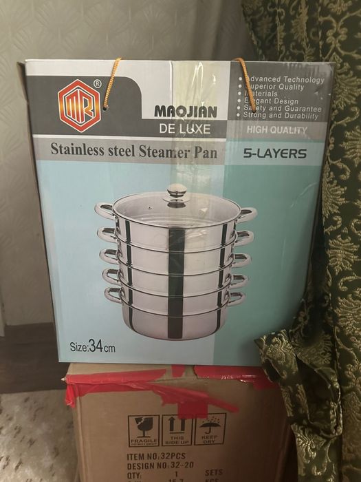 Мантоварка и кастрюли