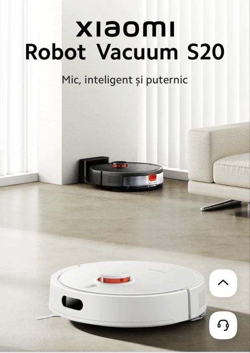 Xiaomi Robot Vacuum S20, aspirator robot cu mop