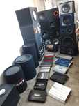 Stație amplificator subwoofer audio bass rms kit cabluri montaj hi-low