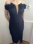 Rochie neagra de evenimente.