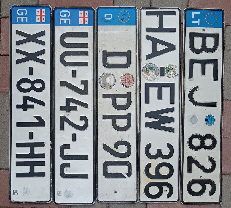 Автомобильные номера разных стран