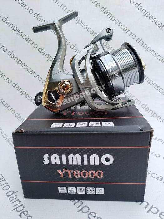 Mulineta SAIMINO YT6000 Long Cast pentru crap si feeder 0,25mm/200m