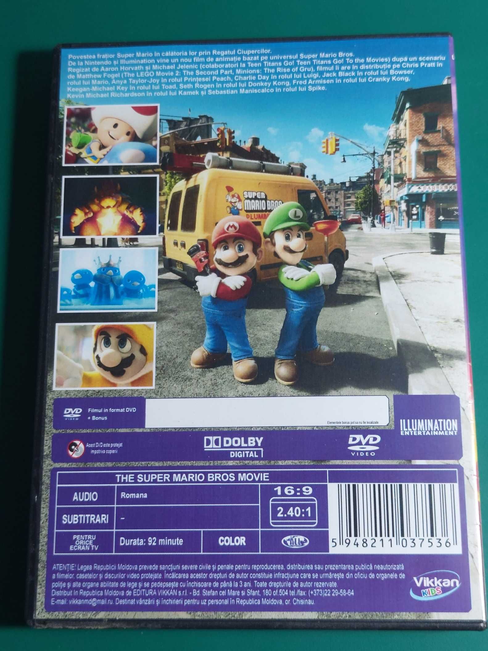 Super Mario Bros Flimul - 2023 - Dublat limba romana - DVD