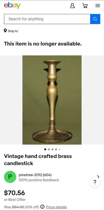 Свещник Викториянски