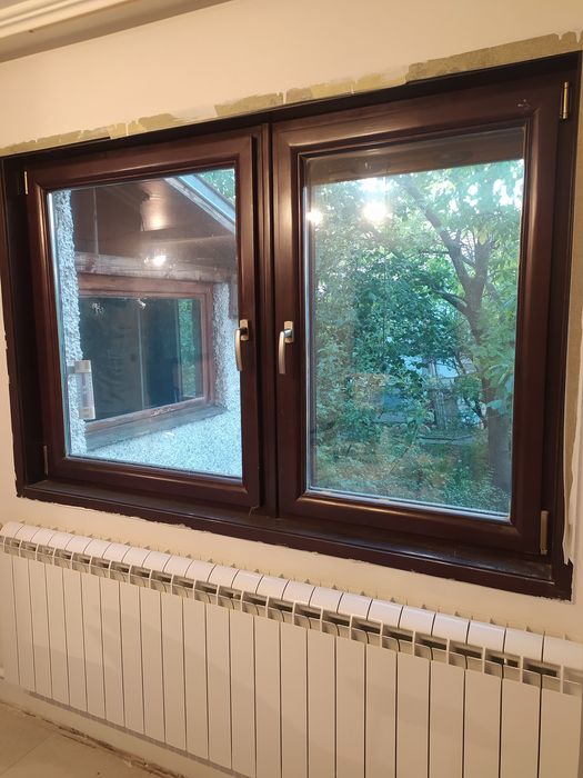 Дървена дограма стъклопакет и комарник