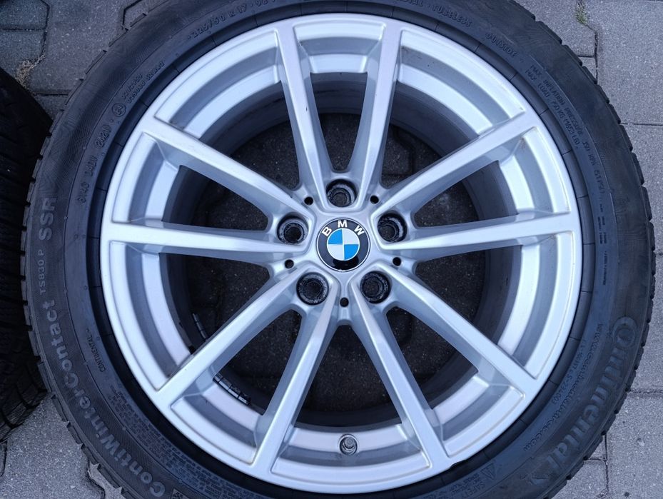 Jante originale BMW seria 3 G 20 17'' cu anvelope de iarnă dot 2021