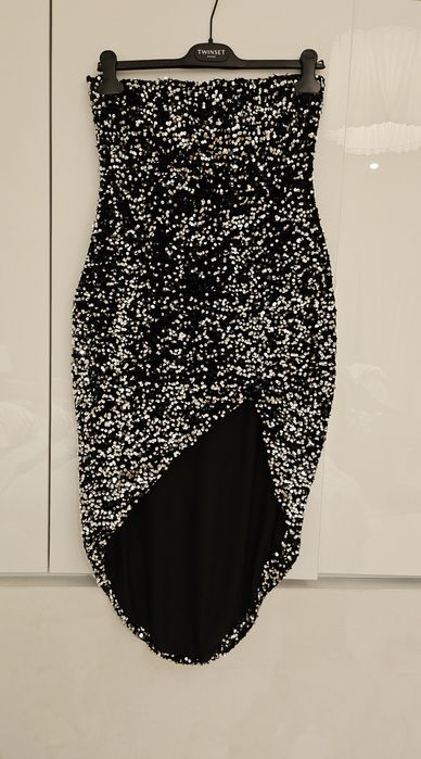 Roberto Cavalli официална  рокля с пайети  S