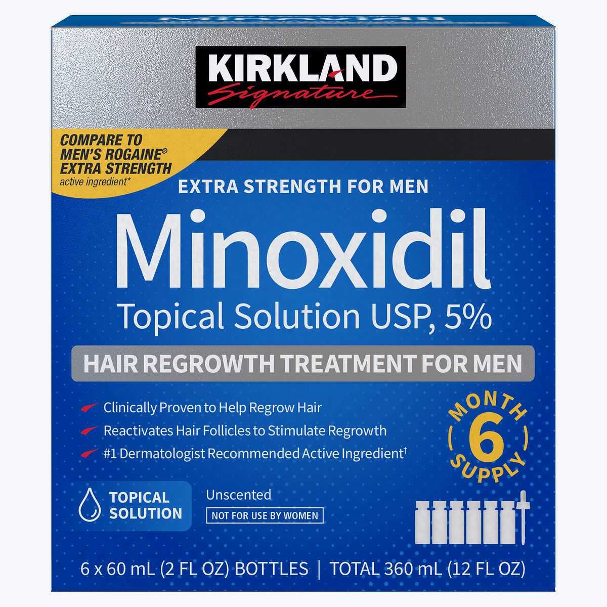 Миноксидил Kirkland Signature 5%, Minoxidil