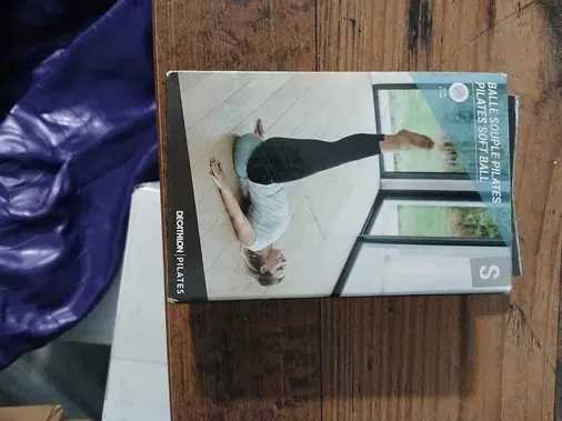 Vand Minge Soft Ball Pilates diametru 240 mm Albastru