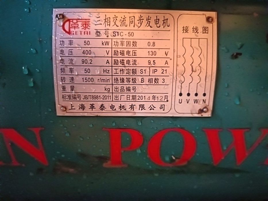 transfarmator generator