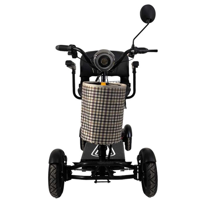Инвалидна сгъваема четириколка MaxMotors 750W - black