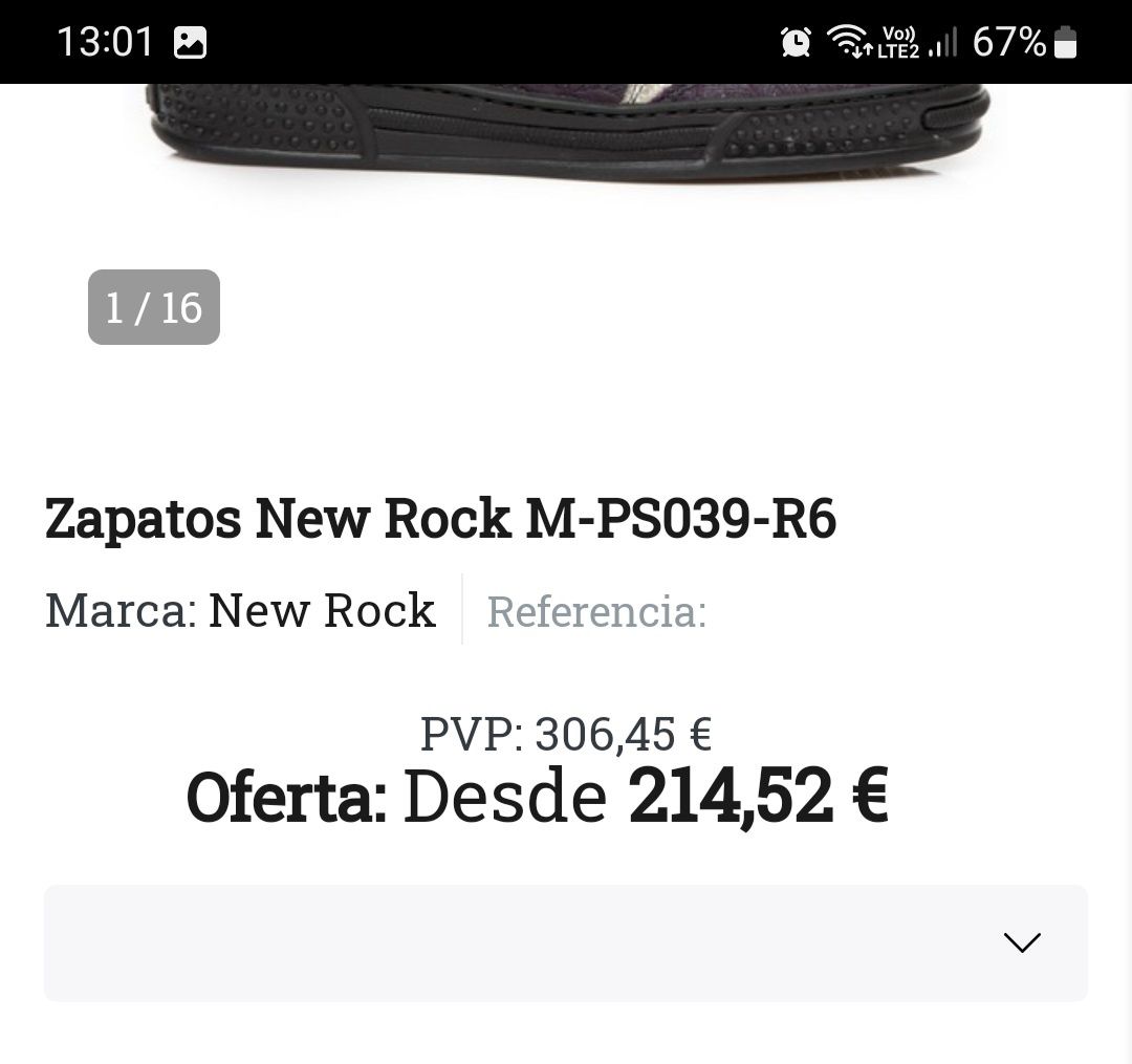 Tenisi înalți din piele mov și roz New Rock M.PS039-C1