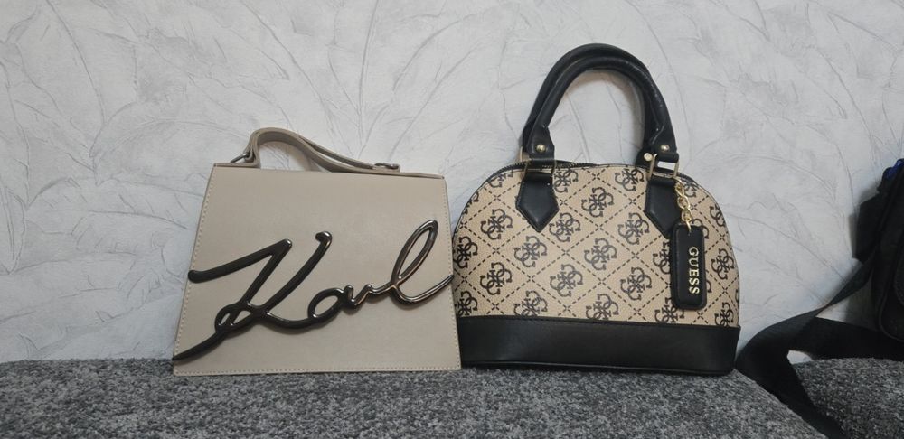 Guess, Karl, LV,  чанти и портмоне