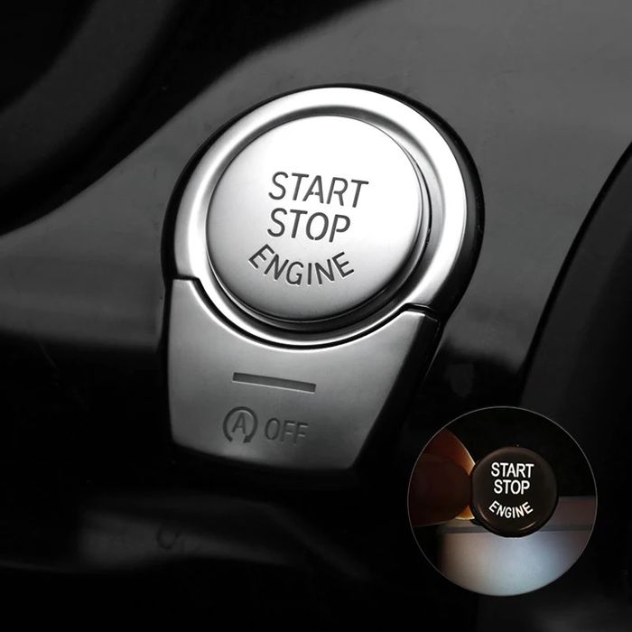 Buton interior crom start stop parcare Bmw Seria 5 6 7 X3 X5 X6 F10