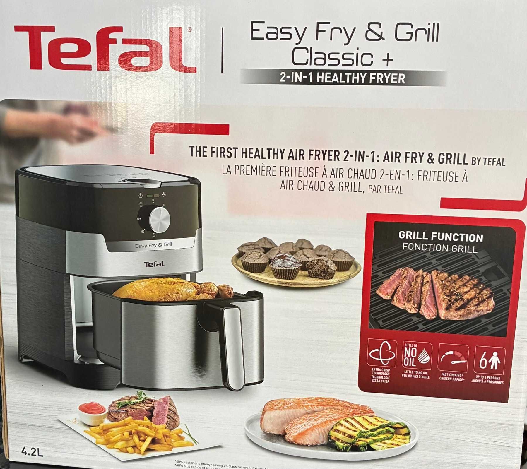 Уред за здравословно готвене Tefal Easy Fry & Grill EY501