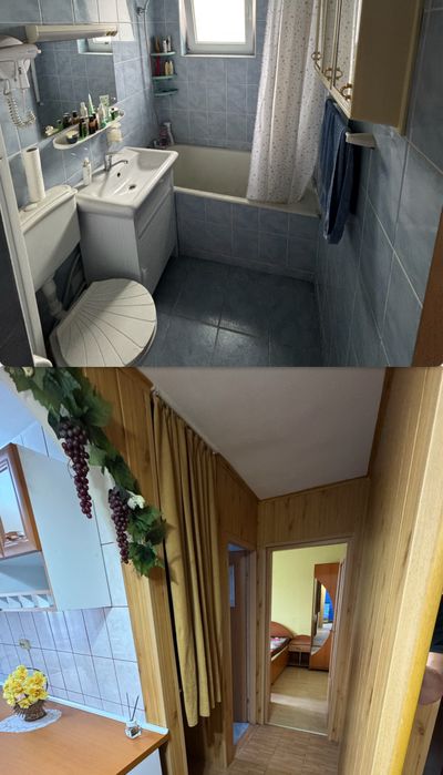 Apartament 3 camere, 60 m², parter – mobilat și utilat.