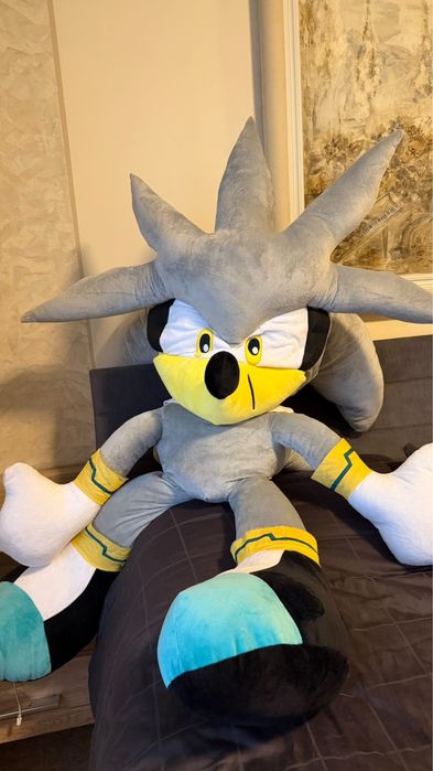 Плюшена играчка Соник, Сив