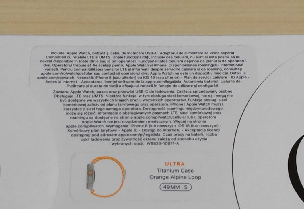 Apple watch ultra 49mm orenge