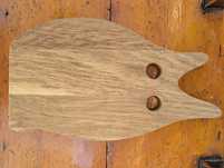 Tocător pisica, stejar, Model 1